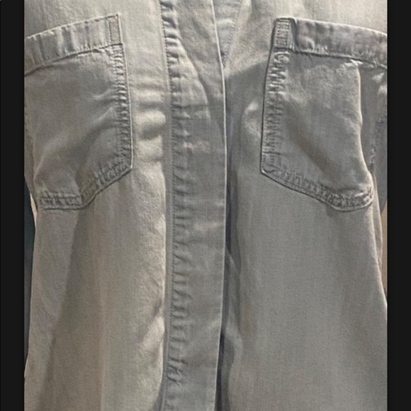 Cloth and Stone Anthology Sz XS Button Shirt split back metal buttons - Picture 5 of 11